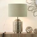 Pacific Edward 40cm Pistachio Green Linen Cylinder Shade 36-032-16PG