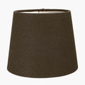Pacific Pelham 15cm Grey Handloom Tapered Lemon Clip Shade 36-033-6GY