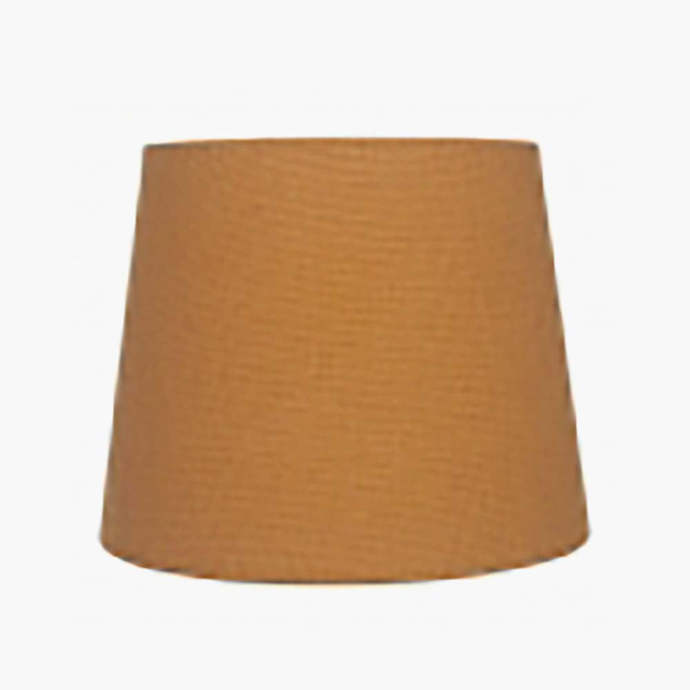 Pacific Pelham 15cm Mustard Handloom Tapered Lemon Clip Shade 36-033-6MU