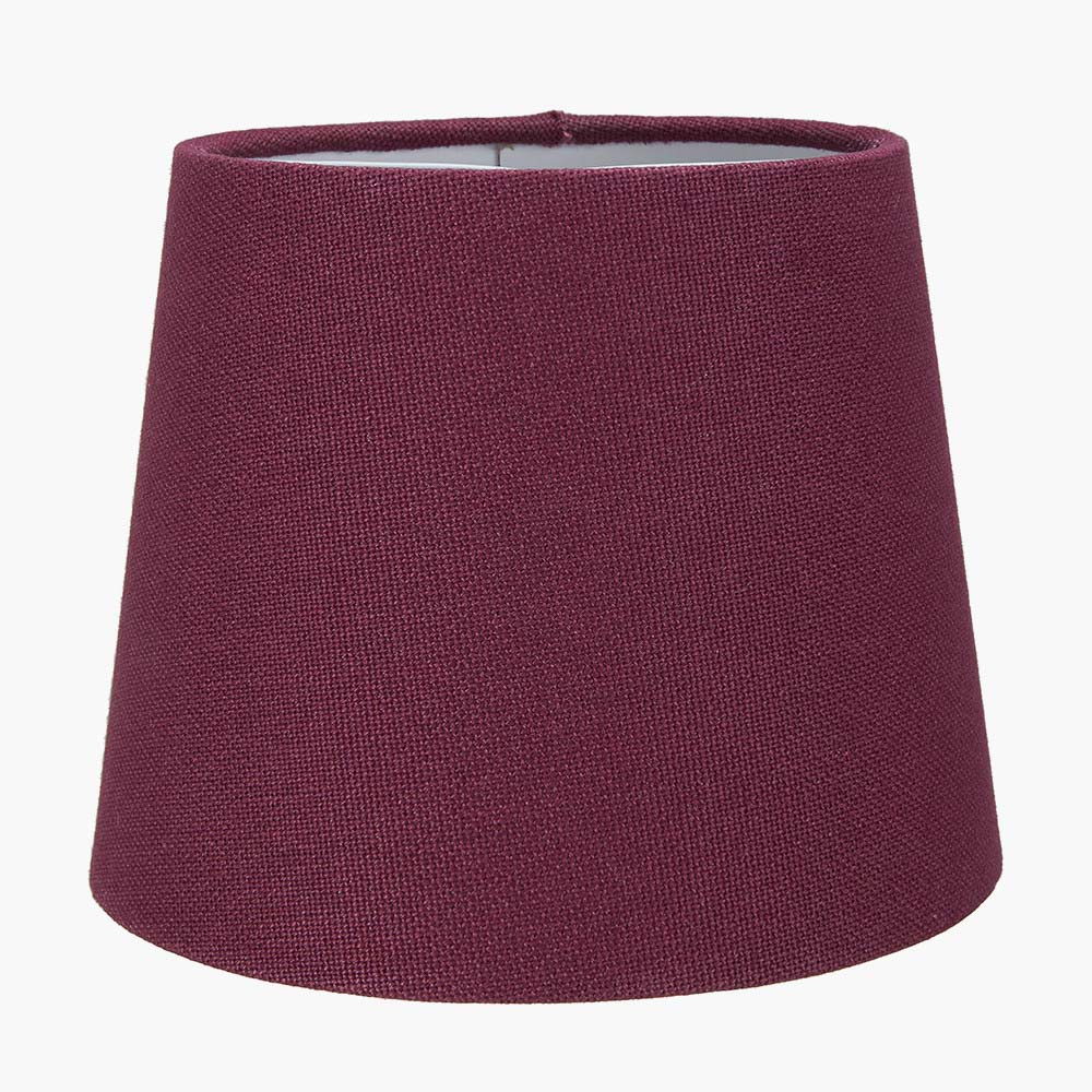 Pacific Pelham 15cm Mulberry Handloom Tapered Lemon Clip Shade 36-033-6RD