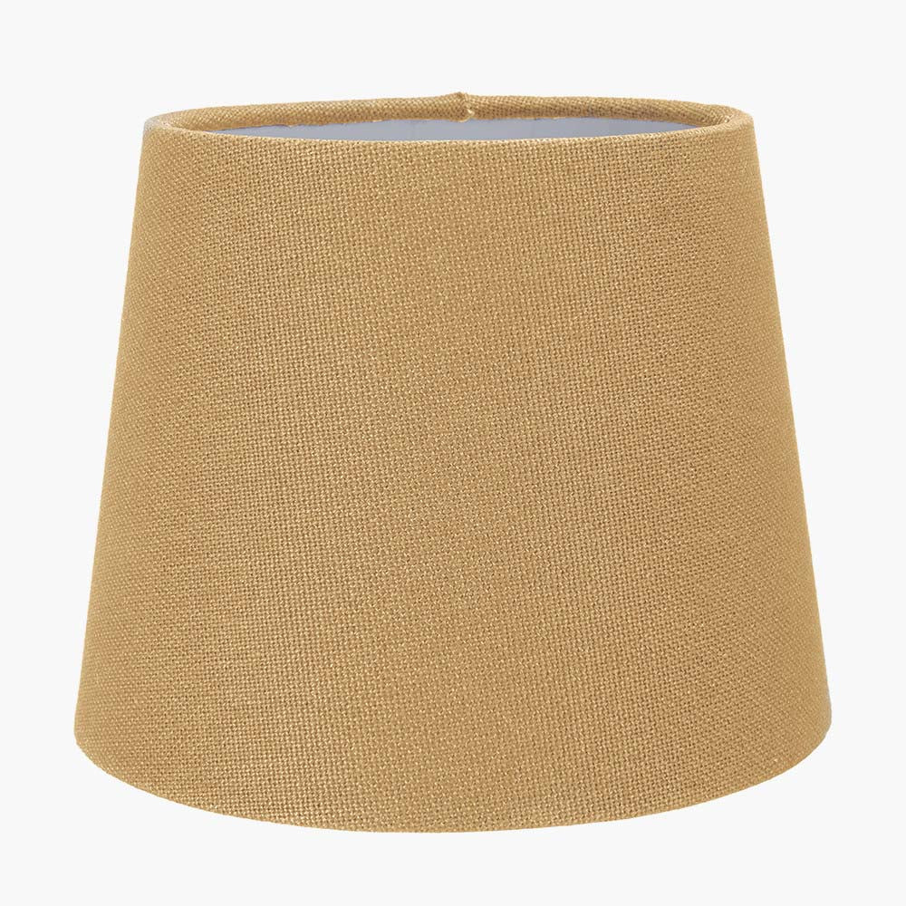 Pacific Pelham 15cm Taupe Handloom Tapered Lemon Clip Shade 36-033-6TA
