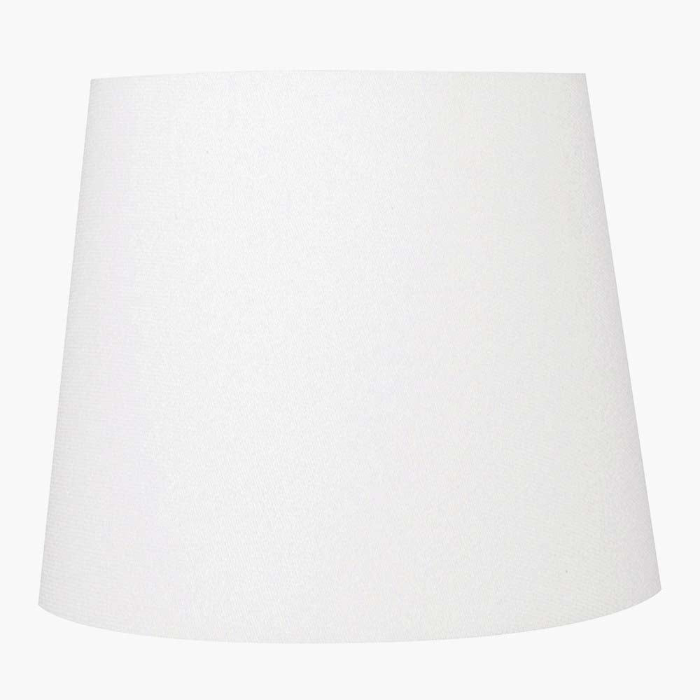 Pacific Pelham 15cm White Handloom Tapered Lemon Clip Shade 36-033-6WH