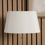 Pacific Martha 40cm Cream Oval Polysilk Tapered Shade 36-036-16CR