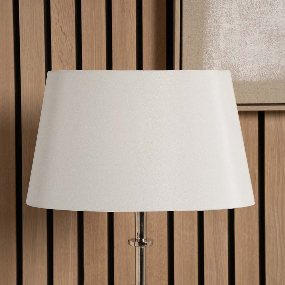 Pacific Martha 35cm Cream Oval Polysilk Tapered Shade 36-036-14CR