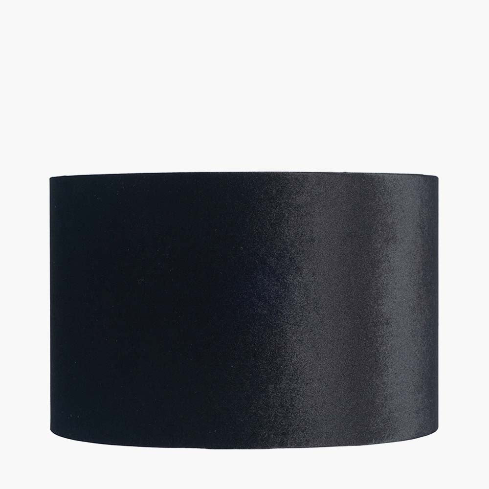 Pacific Bow 45cm Black Velvet Cylinder Shade 36-041-18BK