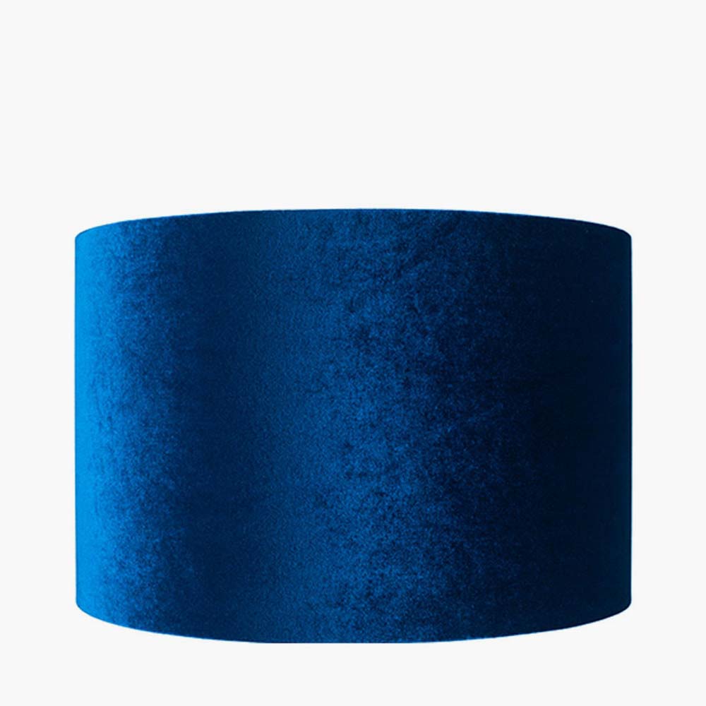 Pacific Bow 45cm Sapphire Velvet Cylinder Shade 36-041-18SP