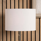 Pacific Mia 25cm Ivory Oval Poly Cotton Shade 36-049-10IV