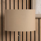 Pacific Mia 25cm Taupe Oval Poly Cotton Shade 36-049-10TA