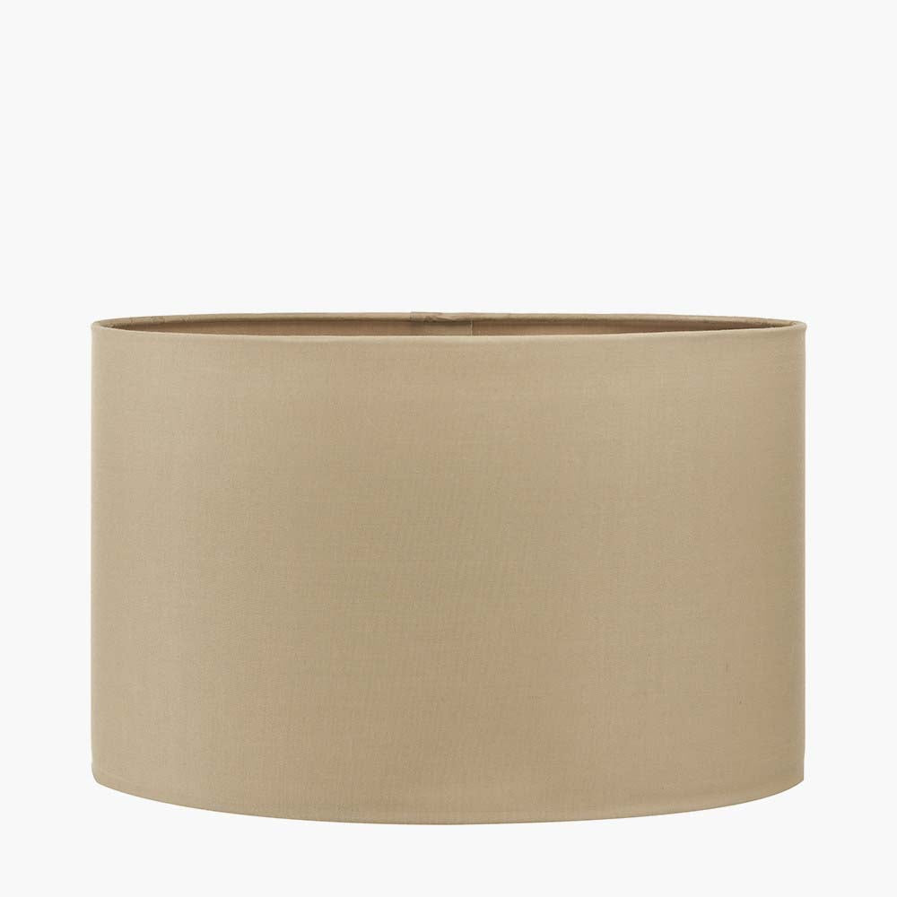 Pacific Mia 25cm Taupe Oval Poly Cotton Shade 36-049-10TA