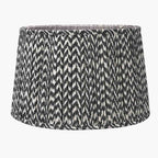 Pacific Vienna 50cm Black Chevron Mushroom Pleat Shade 36-054-20BK