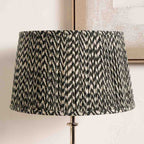 Pacific Vienna 50cm Black Chevron Mushroom Pleat Shade 36-054-20BK