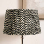 Pacific Vienna 50cm Blue Chevron Mushroom Pleat Shade 36-054-20BL