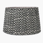 Pacific Vienna 50cm Blue Chevron Mushroom Pleat Shade 36-054-20BL