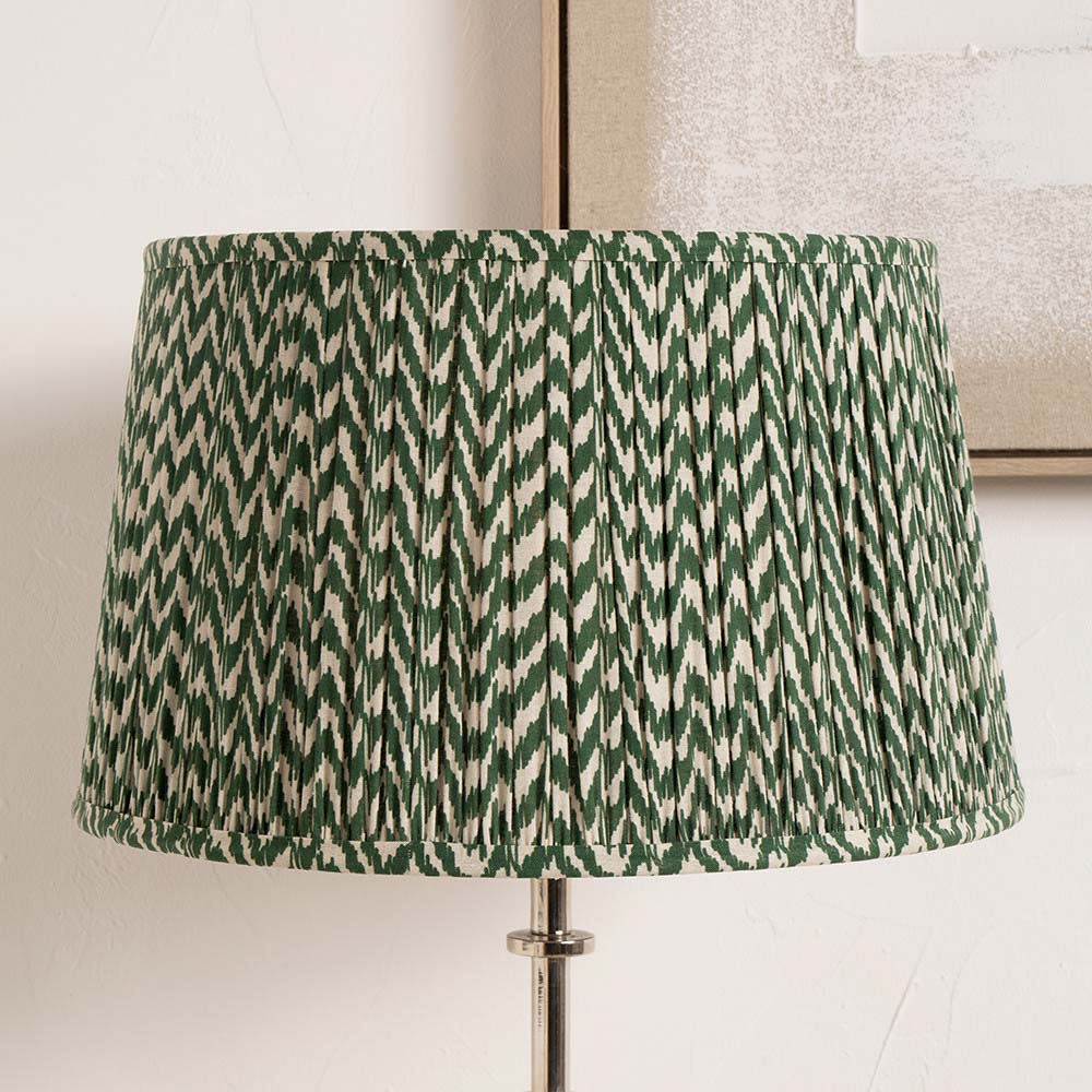 Pacific Vienna 50cm Red Chevron Mushroom Pleat Shade 36-054-20RD