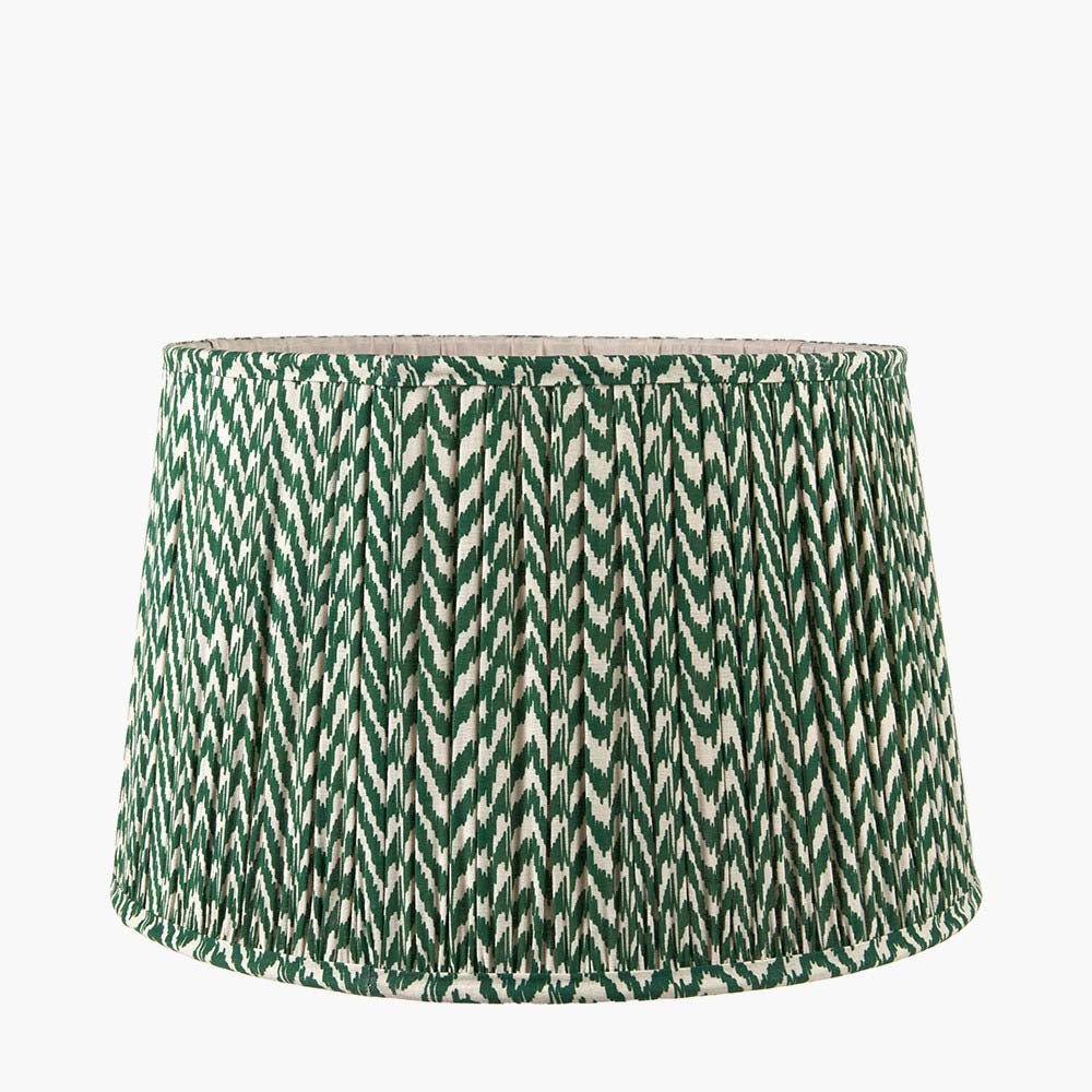 Pacific Vienna 50cm Red Chevron Mushroom Pleat Shade 36-054-20RD