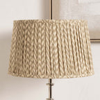 Pacific Vienna 35cm Taupe Chevron Mushroom Pleat Shade 36-054-14TA
