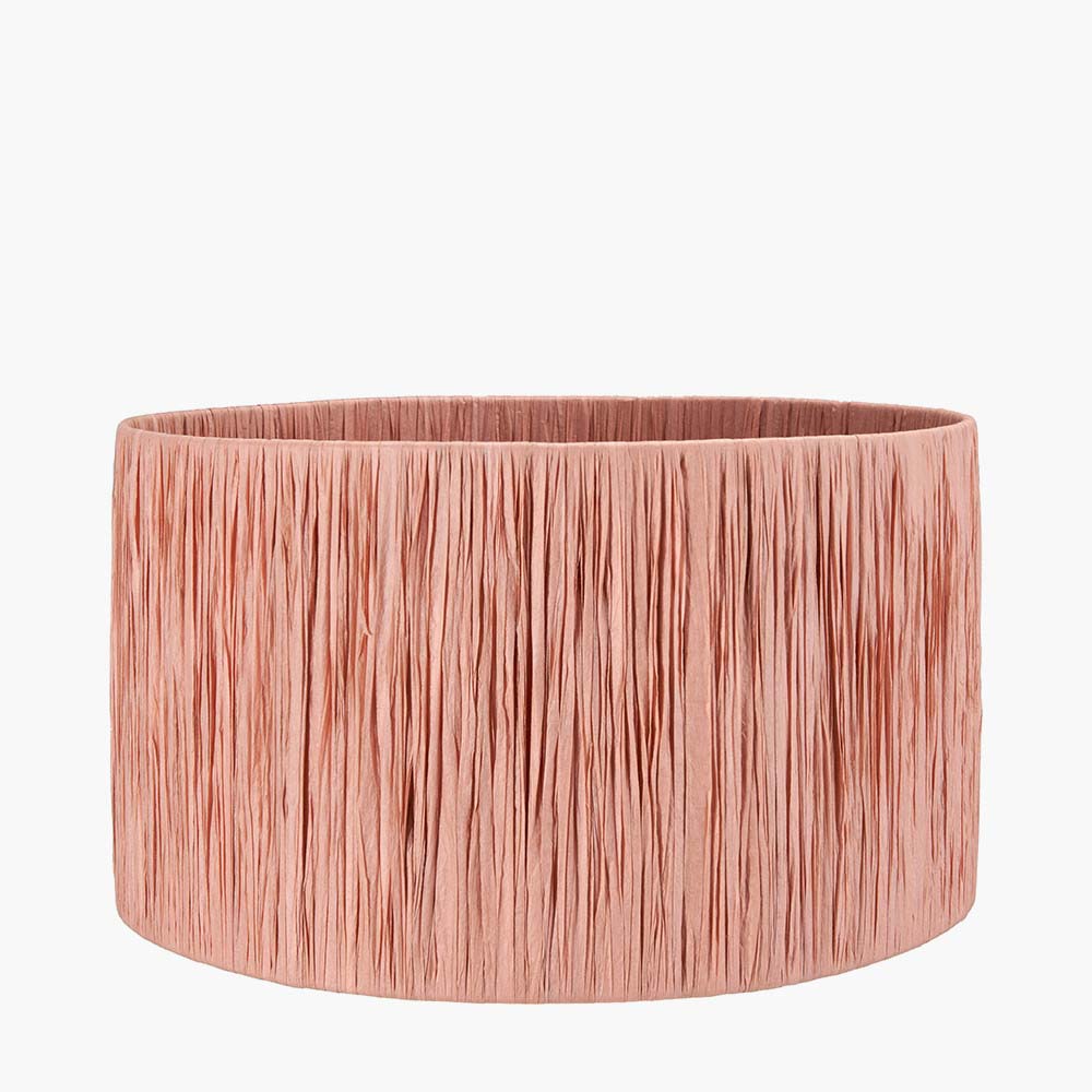 Pacific Tilia 35cm Apricot Raffia Cylinder Shade 36-058-14AP