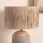 Pacific Tilia 45cm Natural Raffia Cylinder Shade 36-058-18NR
