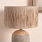 Pacific Tilia 35cm Natural Raffia Cylinder Shade 36-058-14NR
