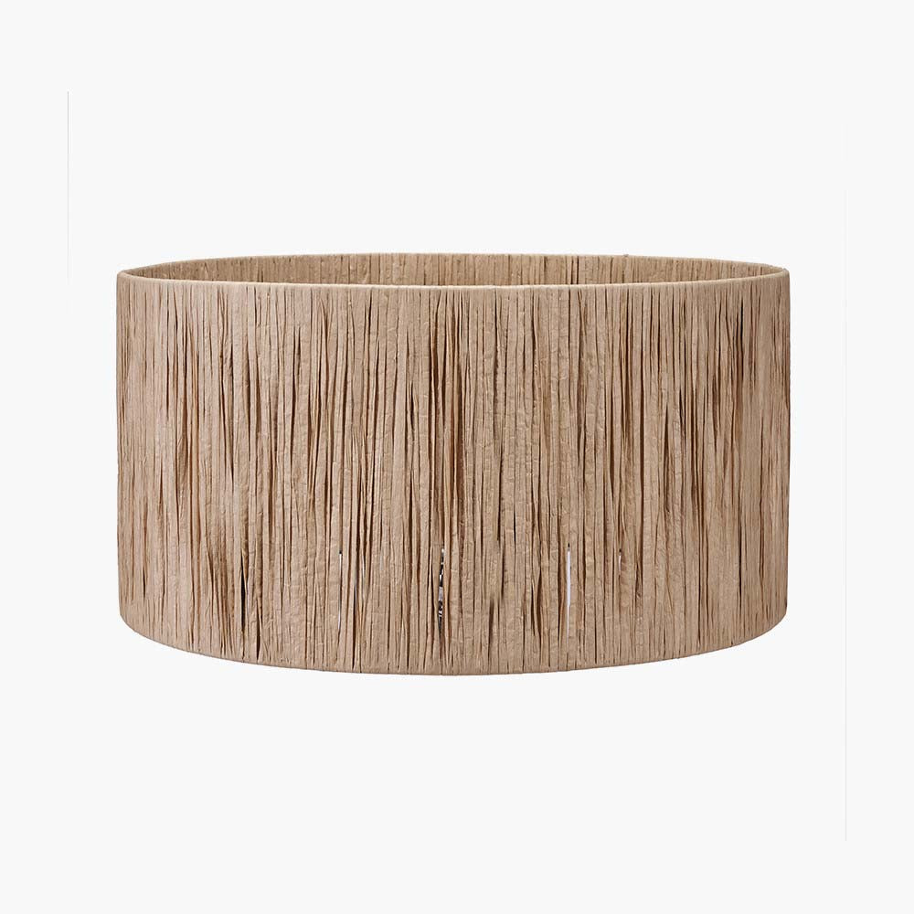 Pacific Tilia 35cm Natural Raffia Cylinder Shade 36-058-14NR