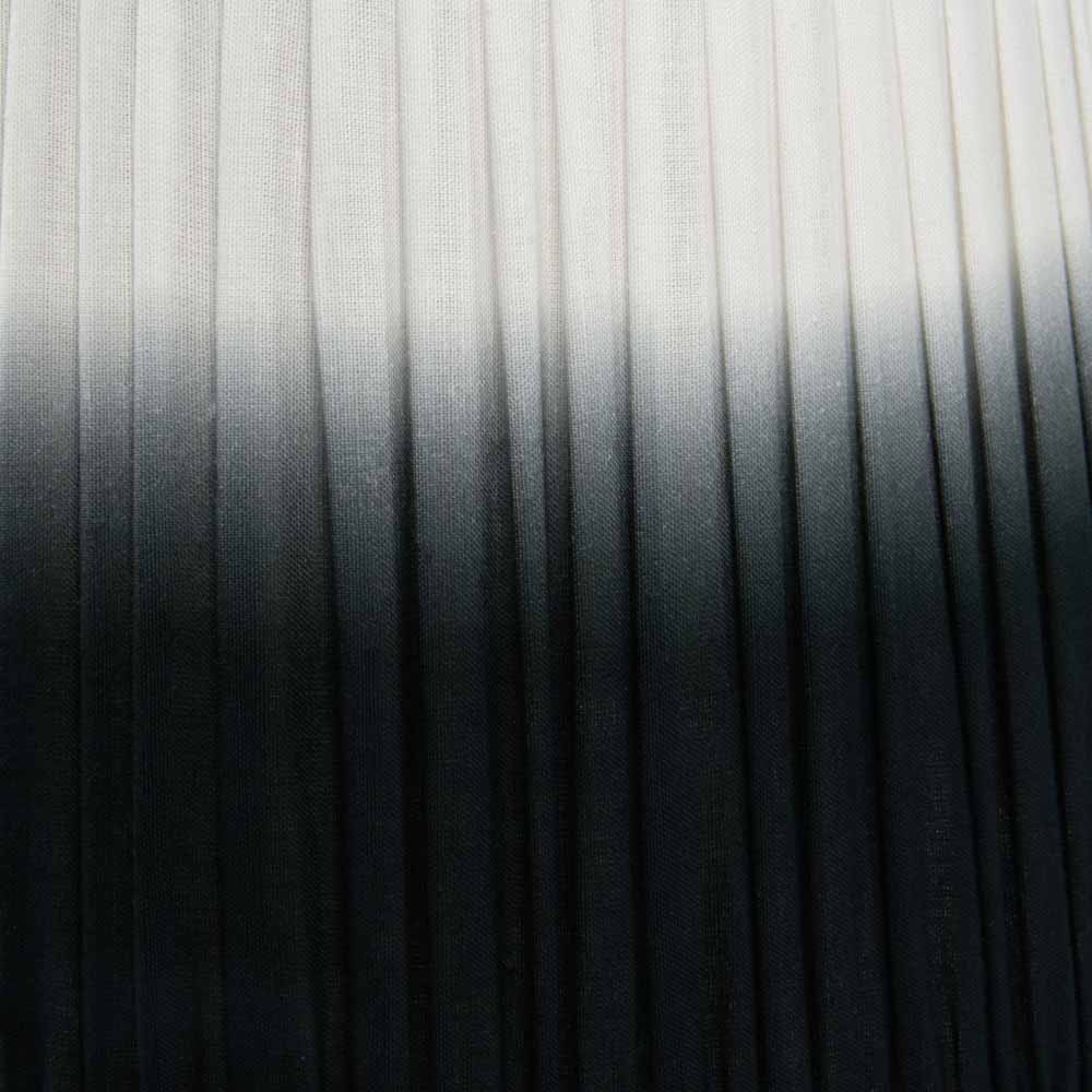 Pacific Scallop 30cm Black Ombre Soft Pleated Tapered Shade 36-059-12BK