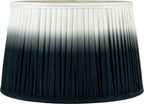 Pacific Scallop 30cm Black Ombre Soft Pleated Tapered Shade 36-059-12BK