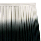Pacific Scallop 20cm Black Ombre Soft Pleated Tapered Shade 36-059-8BK