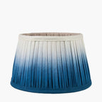 Pacific Scallop 35cm Blue Ombre Soft Pleated Tapered Shade 36-059-14BL