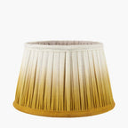 Pacific Scallop 40cm Mustard Ombre Soft Pleated Tapered Shade 36-059-16MU