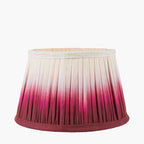 Pacific Scallop 30cm Red Ombre Soft Pleated Tapered Shade 36-059-12RD