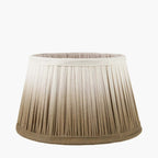 Pacific Scallop 20cm Taupe Ombre Soft Pleated Tapered Shade 36-059-8TA