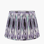 Pacific Izara 30cm Lilac Ikat Patterned Gathered Tapered Shade 36-067-12LI