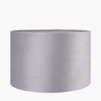 Pacific Rene 35cm Light Grey Velvet Cylinder Shade 36-069-14LG
