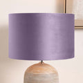 Pacific Rene 35cm Lilac Velvet Cylinder Shade 36-069-14LI