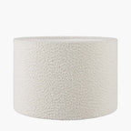 Pacific Rouen 30cm White Boucle Cylinder Shade 36-070-12WH