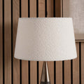 Pacific Martigues 30cm White Boucle Tapered Cylinder Shade 36-071-12WH