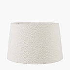 Pacific Martigues 35cm White Boucle Tapered Cylinder Shade 36-071-14WH