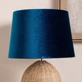 Pacific Aida 30cm Sapphire Velvet Tapered Cylinder Shade 36-073-12SP