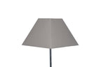 Pacific Pyramid 30cm Steel Grey Cotton Tapered Square Shade 36-238-12SG