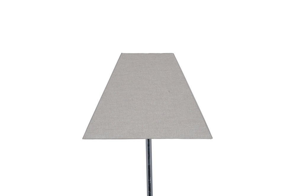 Pacific Pyramid 30cm Steel Grey Cotton Tapered Square Shade 36-238-12SG