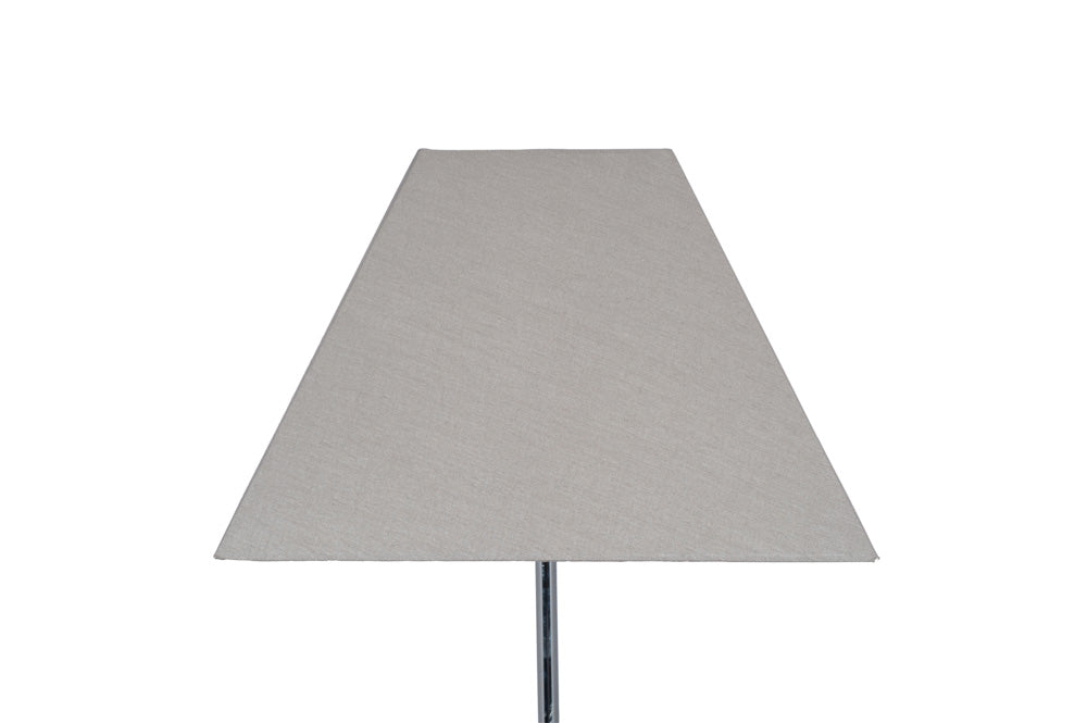 Pacific Pyramid 40cm Steel Grey Cotton Tapered Square Shade 36-238-16SG