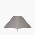 Pacific Pyramid 30cm Steel Grey Cotton Tapered Square Shade 36-238-12SG