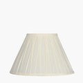 Pacific Garbo 35cm Cream Polysilk Pinch Pleat Shade 36-253-14CR