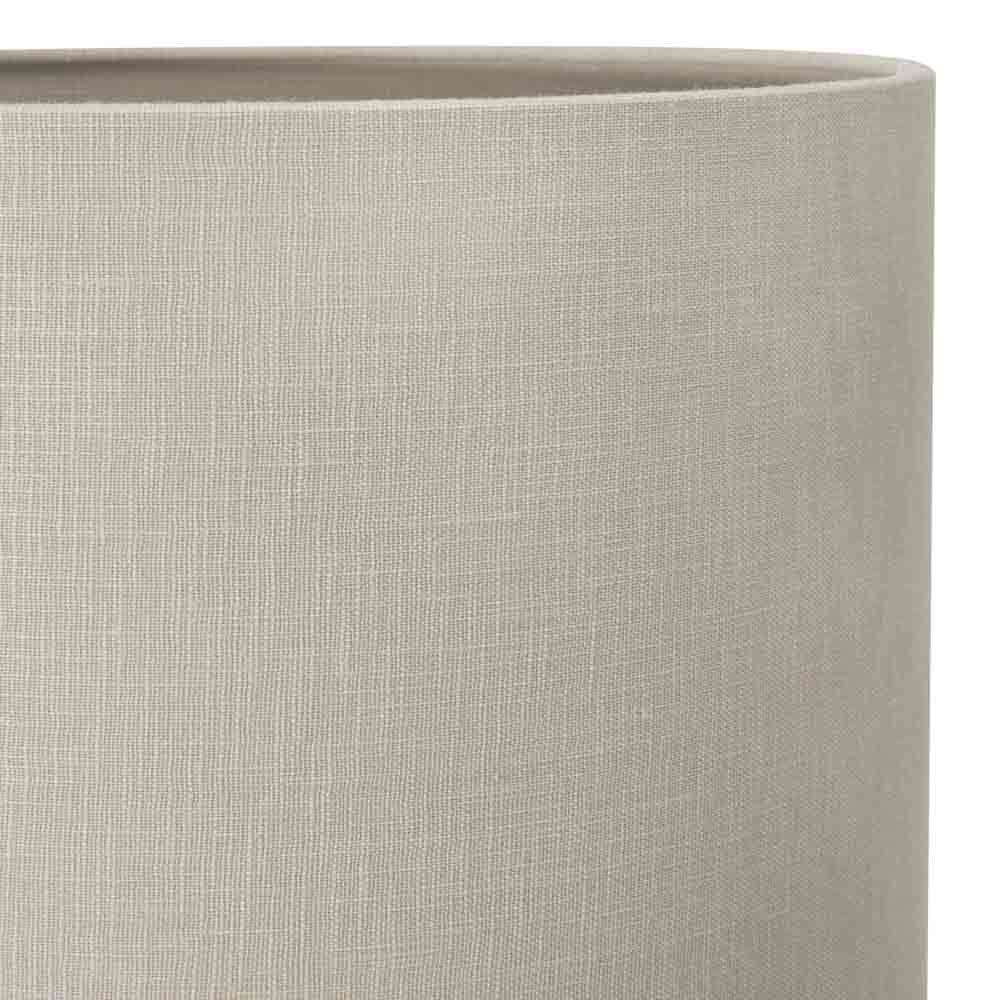 Pacific Lino 40cm Grey Self Lined Linen Drum Shade 36-261-16GY