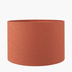 Pacific Lino 40cm Cinnamon Self Lined Linen Drum Shade 36-261-16CI