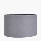 Pacific Lino 50cm Steel Grey Self Lined Linen Drum Shade 36-261-20SG