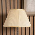 Pacific Bacall 35cm Almond Silk Knife Pleat Empire Shade 36-263-14AL