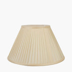 Pacific Bacall 35cm Almond Silk Knife Pleat Empire Shade 36-263-14AL
