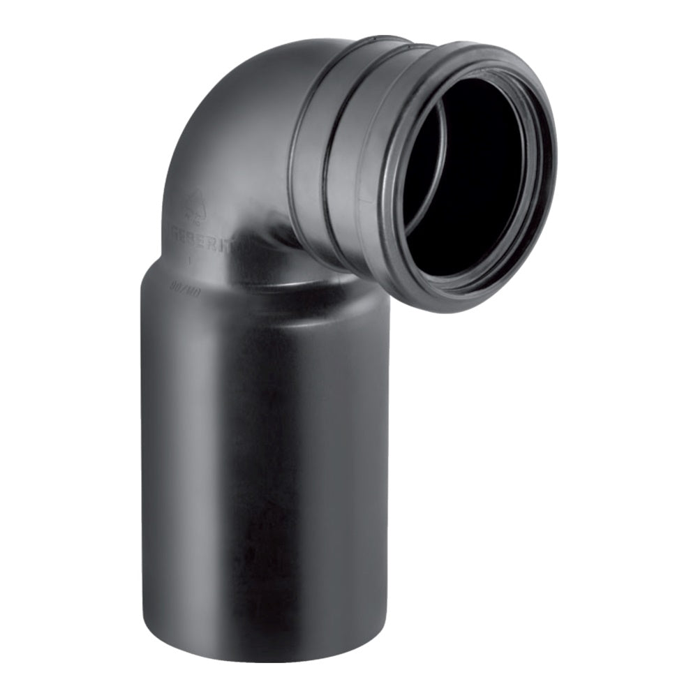 Geberit HDPE 90 Degree Bend Connection For Wall Hung WC