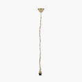 Pacific Antique Brass Electrical Ceiling E27 Fitting 38-001